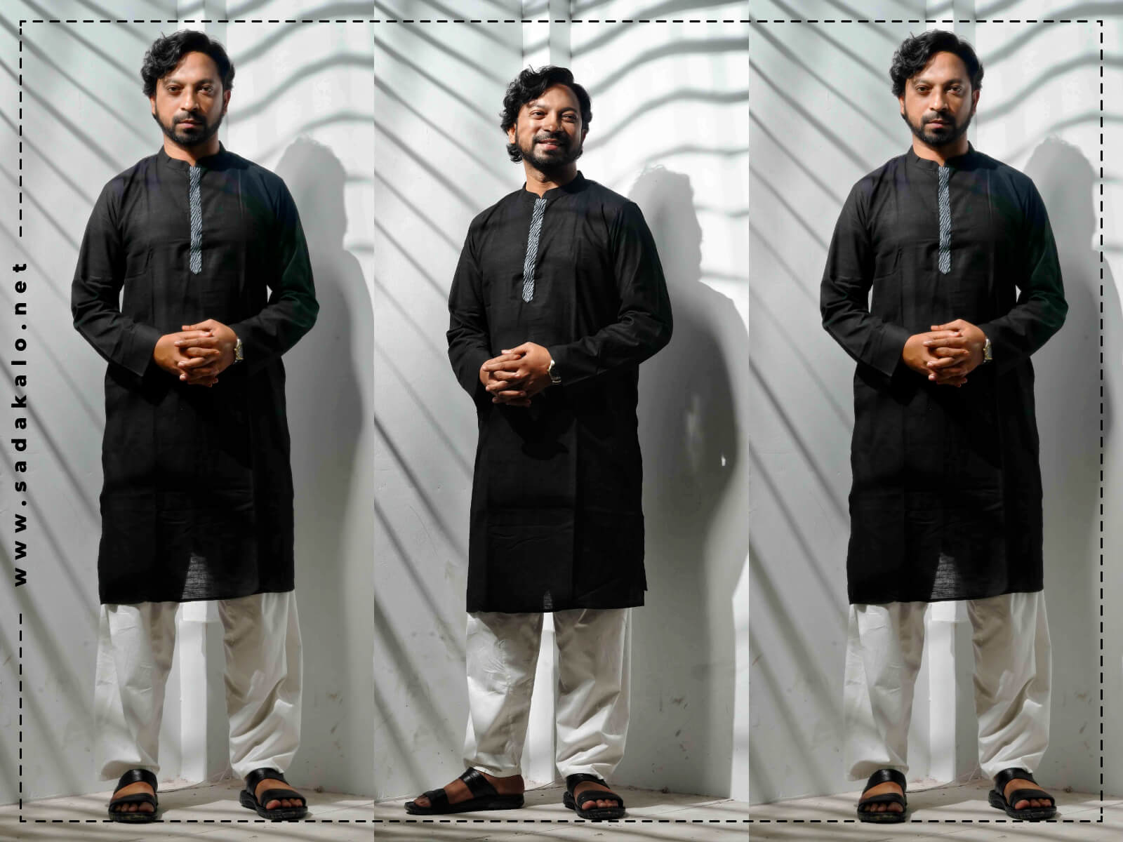Black Color Cotton Panjabi for Stylish Man